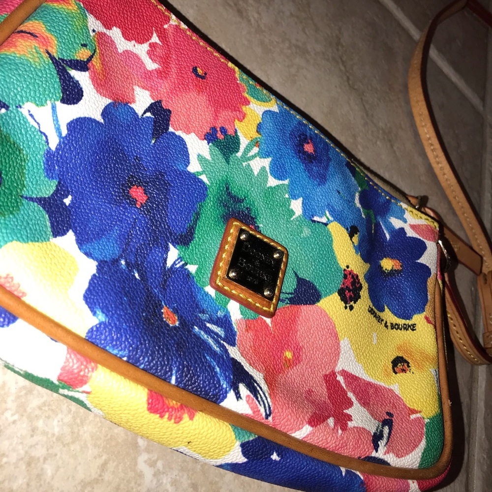 Dooney& Bourke clutch with long crossbody strap